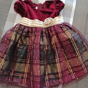 Girls christmas holiday winter dress